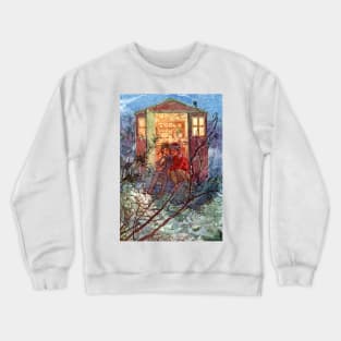 Peter Pan and Wendy by Alice B. Woodward Crewneck Sweatshirt